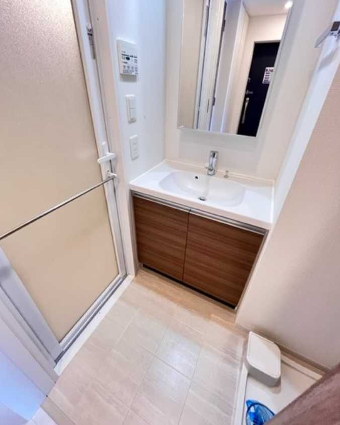 レジディア三軒茶屋Ⅲ　1Fコンビニ　トランクルーム　礼金０の洗面所