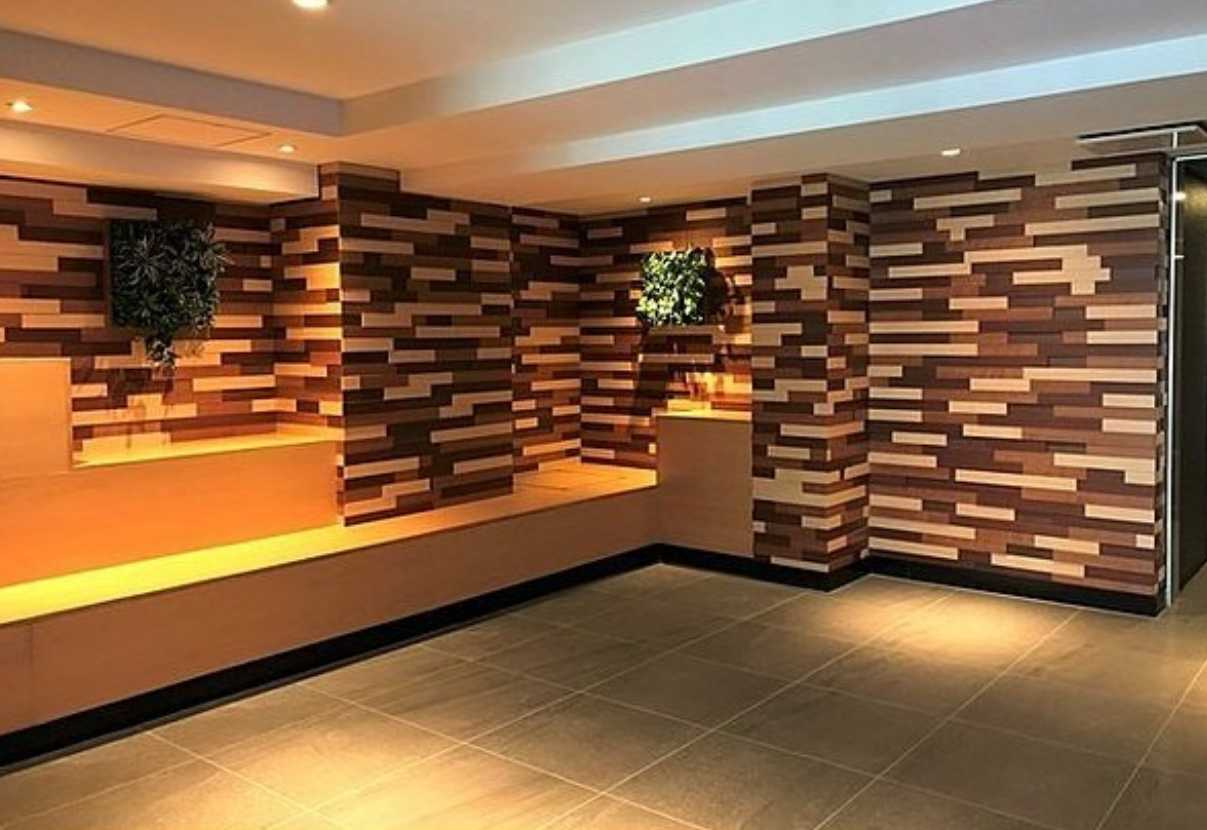 ザ・パークハビオ三軒茶屋テラス　ペット相談可　楽器相談可　バイク置き場の洗面所