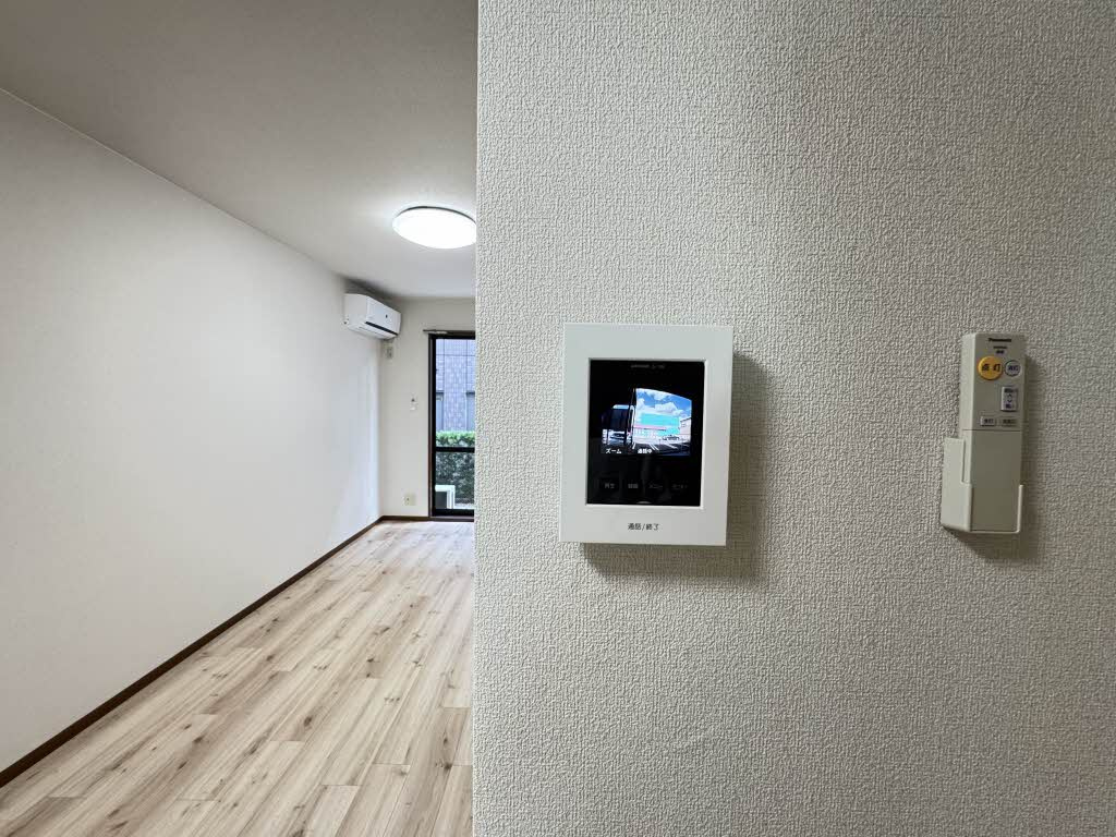 サンクチュアリー久留米Ⅵのセキュリティ|TVモニター付きで安心です☆