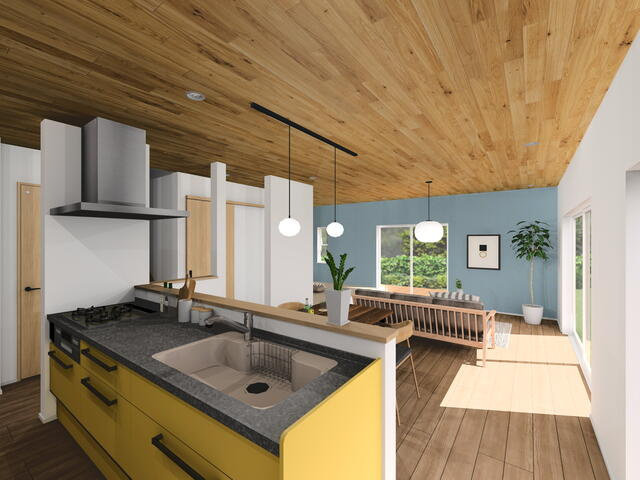 宇都宮市中岡本町　4ＳＬDK　中古住宅のキッチン