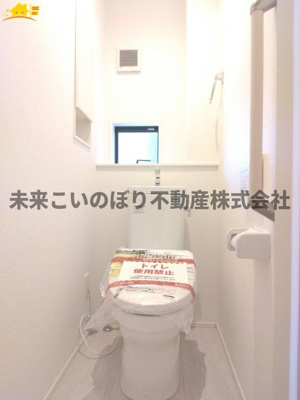 【トイレ】 | GRAFARE伊奈町栄4期 | 白を基調とした清潔感のある空間です◎お好みのアレンジでオリジナルの空間に仕上げましょう♪