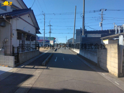【前面道路含む現地写真】 | GRAFARE伊奈町栄4期
