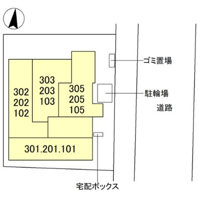 【区画図】 | メゾン ド グレイス