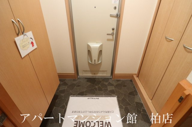 グランドソレイユＡの玄関