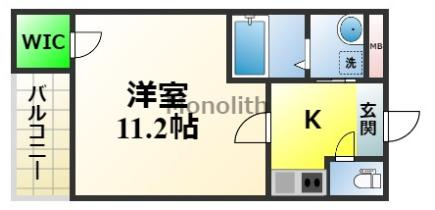 フジパレス聖ヶ丘の間取り