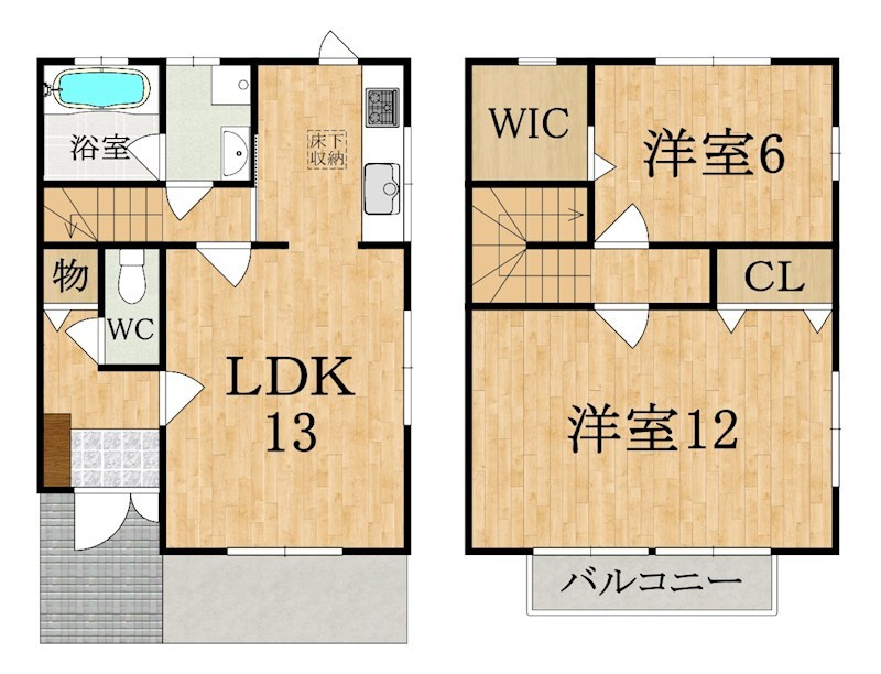 ベルカーサの間取り
