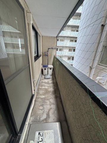 津賀マンションのバルコニー
