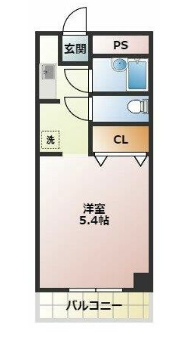 津賀マンションの間取り