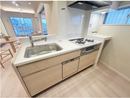 【キッチン】 | ★仲介手数料無料★パシフィック自由ケ丘マンション（通貨価値が下がっている時には、品質保証されたリノベーションマンションに投資していきましょう）