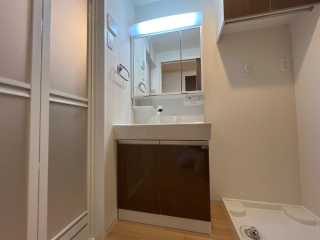 ユースハイムの洗面所|洗髪洗面化粧台