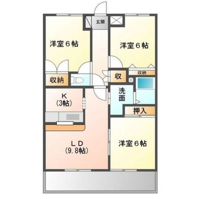 スプリングデイハイツの間取り