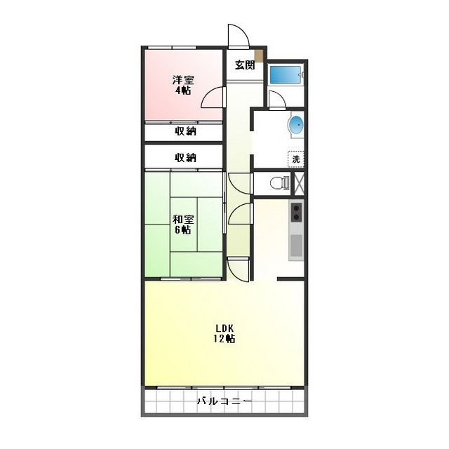 シャルマン平和の間取り