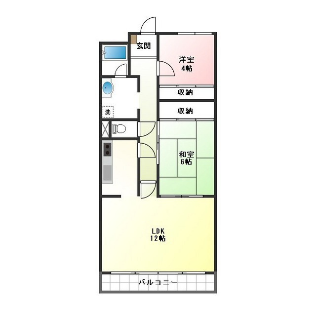 シャルマン平和の間取り