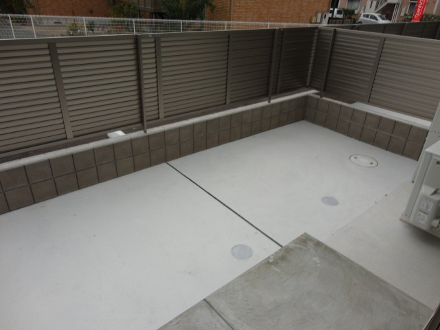 サンモールあさひのバルコニー