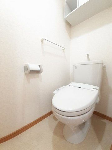 ヴィラノールＧのトイレ|トイレもきれいです