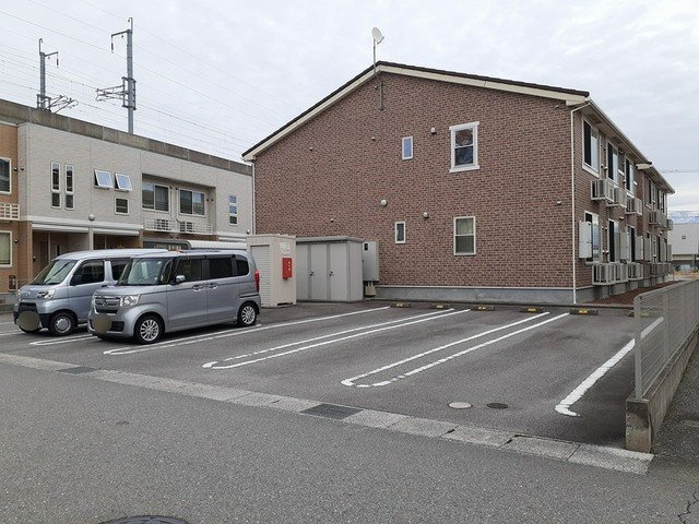 ブルーメの駐車場|駐車スペースもあります