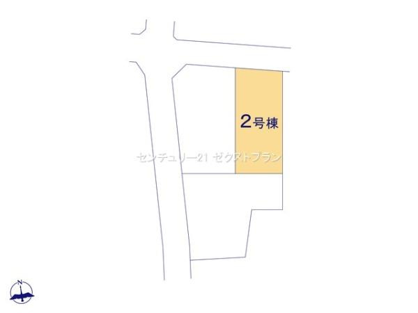 第1伊勢崎国定 2号棟の区画図|区画図