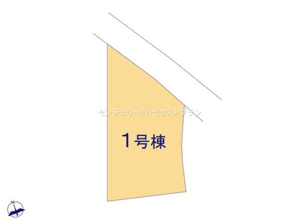 高崎新町第24 1号棟の区画図|区画図