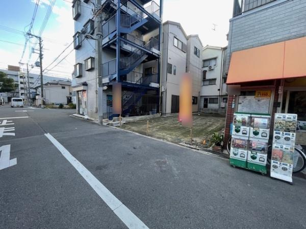 【前面道路含む現地写真】 | 大阪市東淀川区豊里4丁目　売土地