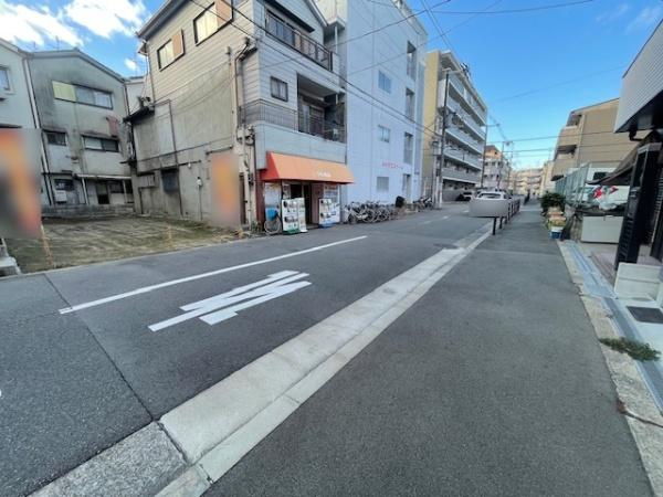 【前面道路含む現地写真】 | 大阪市東淀川区豊里4丁目　売土地
