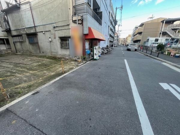 【前面道路含む現地写真】 | 大阪市東淀川区豊里4丁目　売土地