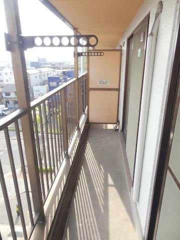 平和マンションのバルコニー|★日当たり良好です★