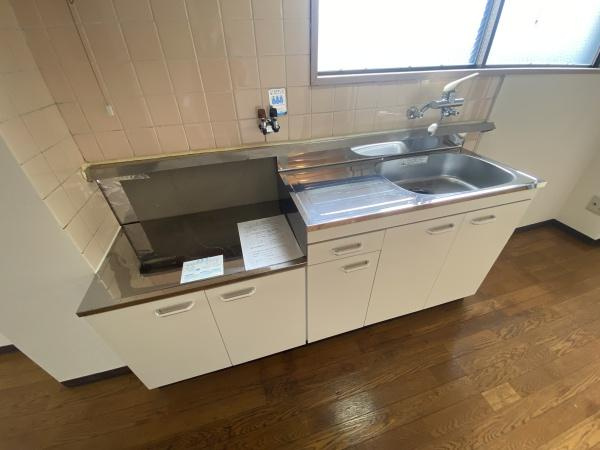 スクエアー小林のキッチン|ガスコンロ設置可