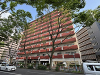 【外観】 | 赤坂エクセル☆仲介手数料無料☆ | 都会のオアシスとして愛される「けやき通り」に面した、風格漂う分譲マンション。四季折々の表情を見せる並木道を散策しながら、天神エリアへも徒歩・バスで自在にアクセス。