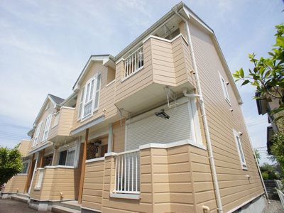 【外観】 | サンハイツ | オシャレな外観が特徴の賃貸住宅です♪