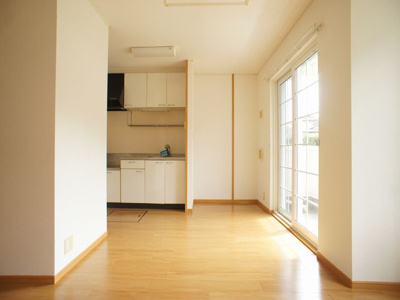 【居間・リビング】 | ドリ－ムハイツＤ | 快適に過ごせるエアコンが付いています♪