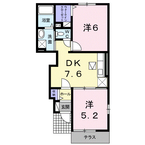 【間取り】 | サニーハイツ・キド　Ⅱ