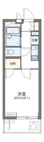 レオパレスリナフェリーチェの間取り