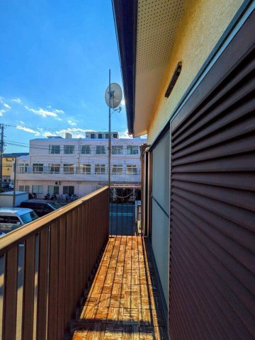 横浜市中区本牧三之谷のテラスのバルコニー