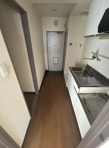 【キッチン】 | アメニティ大塚 | ガス式のコンロが設置できるようになっています。