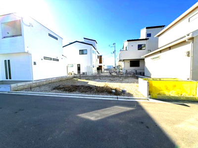 【前面道路含む現地写真】 | 【プレイワーク箕土路町Ⅴ】八木北小・土地35坪・建築条件なし・開発分譲地内・岸和田市箕土路町2丁目 | 前面道路含む現地写真です