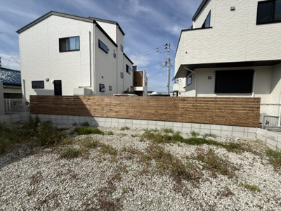 【前面道路含む現地写真】 | 【プレイワーク箕土路町Ⅴ】八木北小・土地35坪・建築条件なし・開発分譲地内・岸和田市箕土路町2丁目 | 前面道路含む現地写真です
