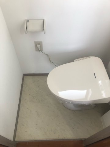 井上ハイツのトイレ|落ち着いた色調のトイレです