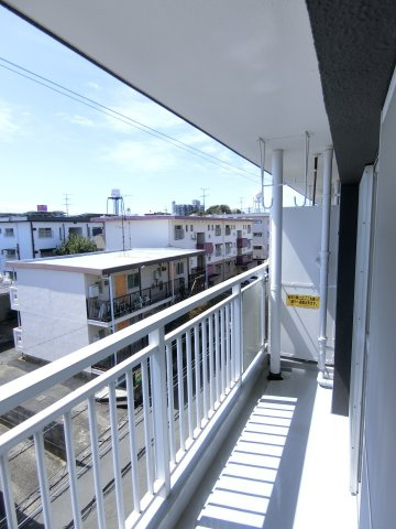 井上ハイツのバルコニー