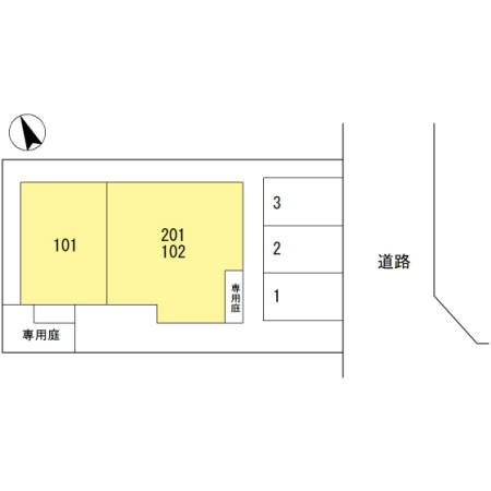 ソフィアルミエールⅡの区画図