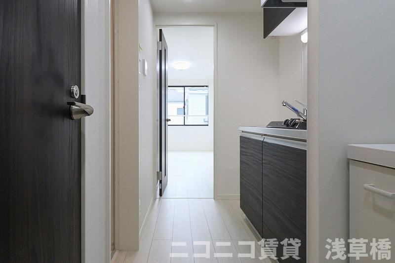 グランクオール北千住オリエンタルキューブの玄関|別号室イメージの為、現状を優先致します。