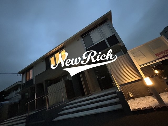 前橋市天川大島町２丁目のアパートの外観