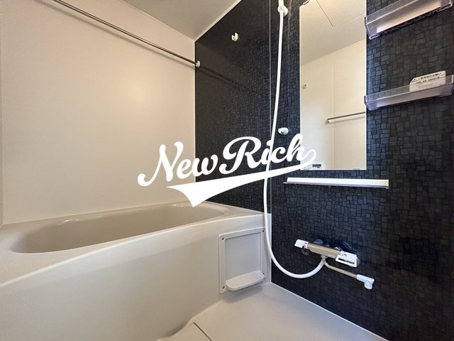 前橋市天川大島町２丁目のアパートの浴室