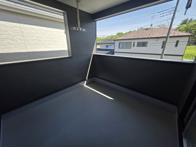 熊谷市赤城町第３　のバルコニー|１号棟現地バルコニー（2026年04月21日）撮影