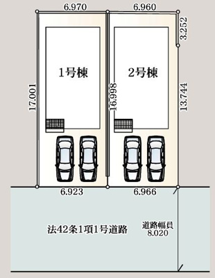 【区画図】 | 熊谷市赤城町第３　 | 現地区画図