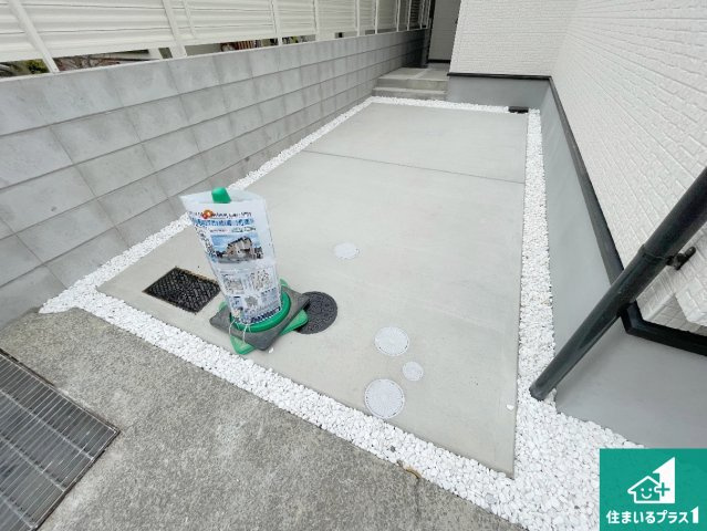 西宮市東鳴尾町　第2期　新築一戸建ての駐車場|駐車スペース！散水栓があるので、こまめに愛車を洗えます！