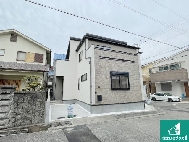 西宮市東鳴尾町　第2期　新築一戸建ての外観|お客様に長く安心して住んでいだだける事にこだわった家づくり！住んでからのアフターサービスにもしっかりと取り組んでいます！