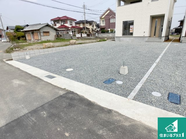 加古川市西神吉町鼎　第1期　新築一戸建ての駐車場|駐車スペース！散水栓があるので、こまめに愛車を洗えます！