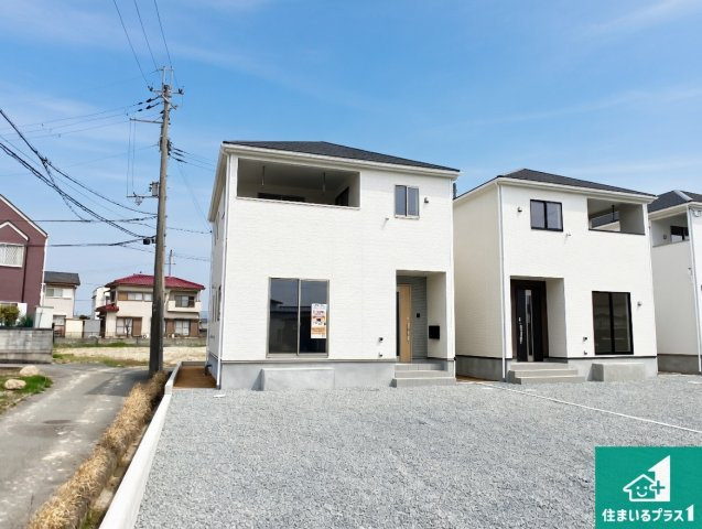 加古川市西神吉町鼎　第1期　新築一戸建ての外観|安心の10年保証！外観を美しく保ち、雨水で汚れを落とします！気になることがありましたら、お気軽にお問い合わせください！