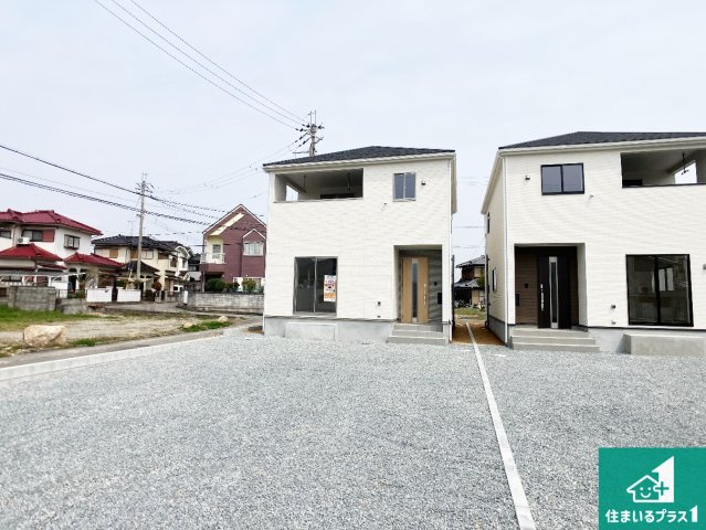 加古川市西神吉町鼎　第1期　新築一戸建ての外観|お客様に長く安心して住んでいだだける事にこだわった家づくり！住んでからのアフターサービスにもしっかりと取り組んでいます！