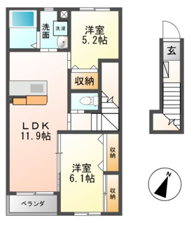 【間取り】 | un jour C（アンジュールシー）